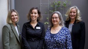 Von links nach rechts: Dr. Sindy Weise, Prof. Dr. Julia Asbrand, Heike Werner und Prof. Dr. Karina Weichold