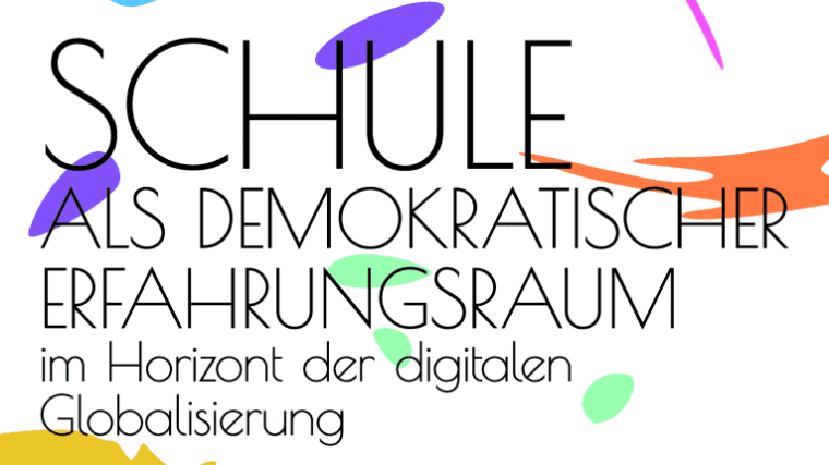 Poster zur SchuDiDe-Tagung "Schule als demokratischer Erfahrungsraum"