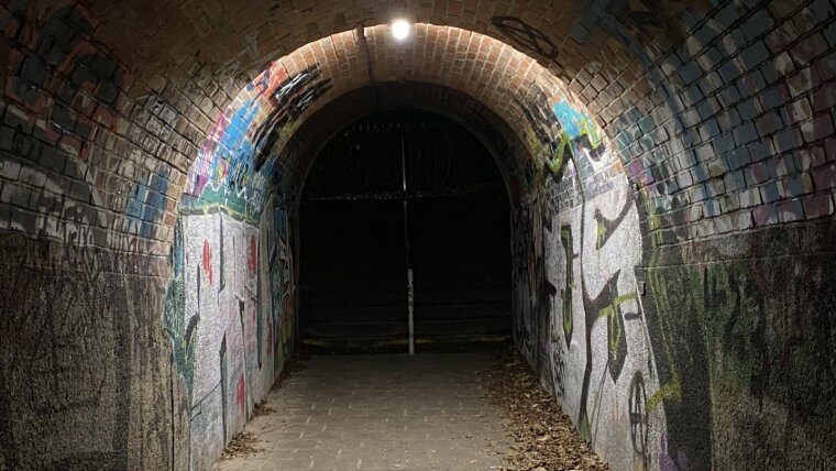 Grafitti: Licht im Dunkeln