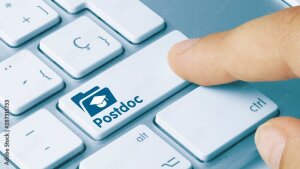 Keyboard image with the symbol "Postdoc"